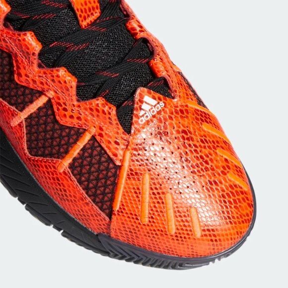 Adidas D ROSE SON OF CHI SHOES Core Black / Cloud White / Solar Red - Picture 3 of 15